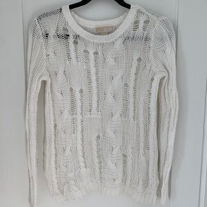 Michael Kors Knit Long Sleeve Top - Small